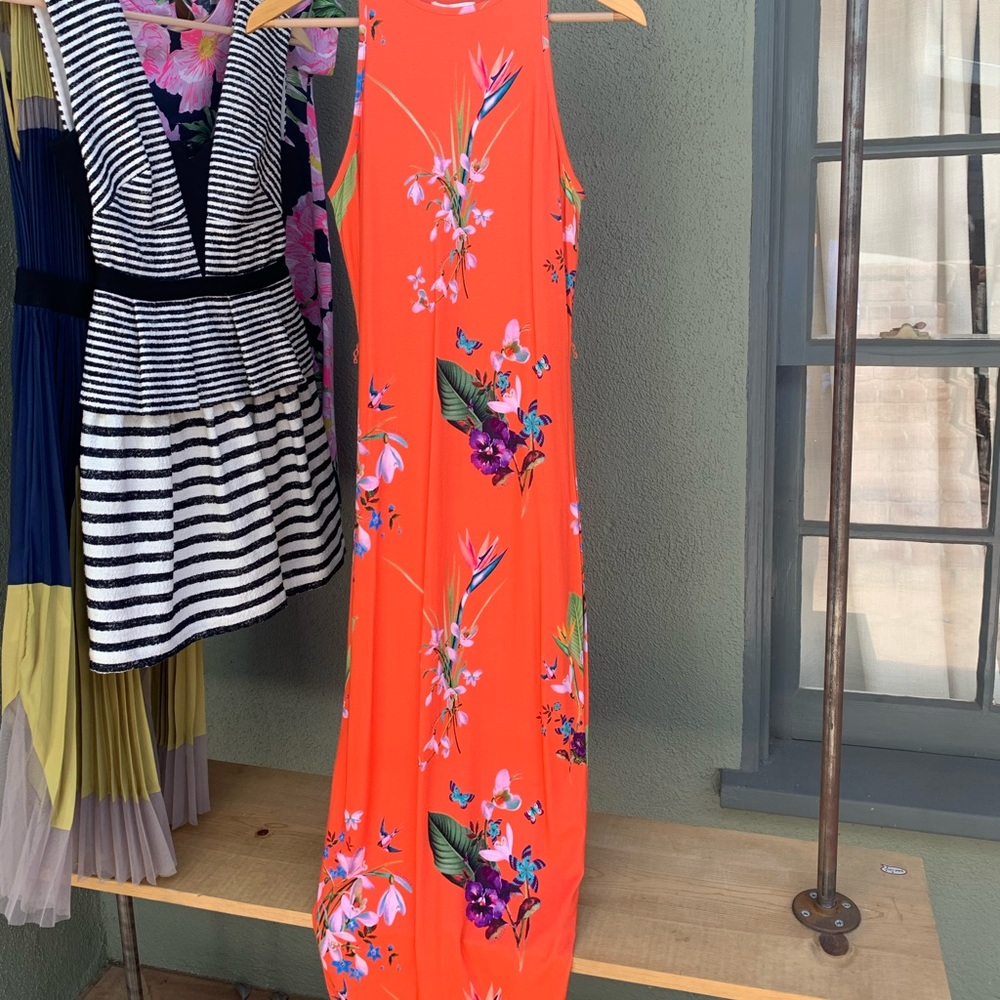 Ted Baker mid/low calf fitted dress